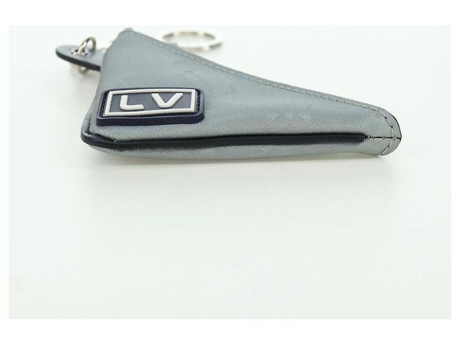 LOUIS VUITTON Monogram Satellite Portachiavi Charm Argento MP2217 LV Auth 165831M - vista 5
