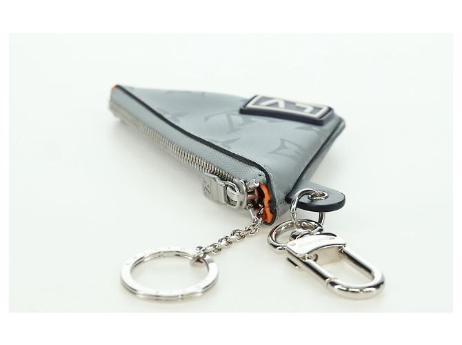 LOUIS VUITTON Monogram Satellite Portachiavi Charm Argento MP2217 LV Auth 165831M - vista 6