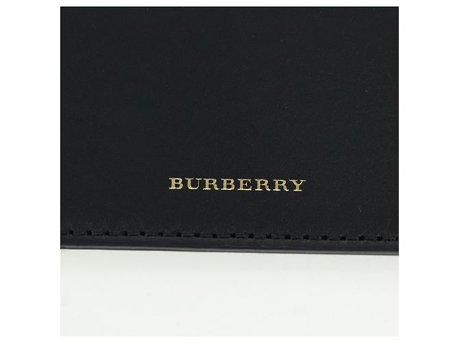 Borsa a secchiello in pelle nera e oro BURBERRY Auth am10807V Nero D'oro - vista 22