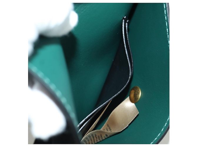 Borsa a secchiello in pelle nera e oro BURBERRY Auth am10807V Nero D'oro - vista 25