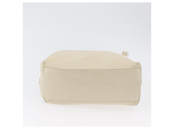 Borsa a spalla PRADA in pelle plastica avorio trasparente Auth 173573 Crudo - vista 5
