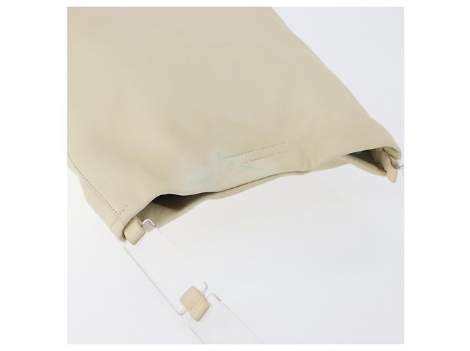 Borsa a spalla PRADA in pelle plastica avorio trasparente Auth 173573 Crudo - vista 6