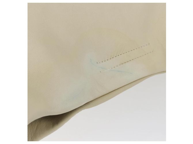 Borsa a spalla PRADA in pelle plastica avorio trasparente Auth 173573 Crudo - vista 7