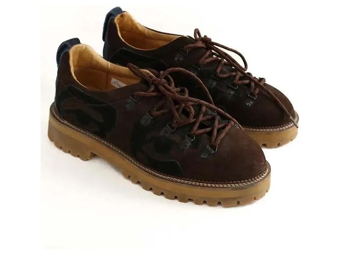 Autre Marque Chaussures à lacets marron - vue 3