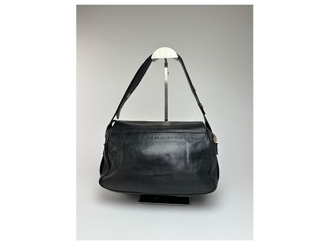 Triomphe Céline Sac à main en cuir multiway vintage Celine Paris noir - vue 2