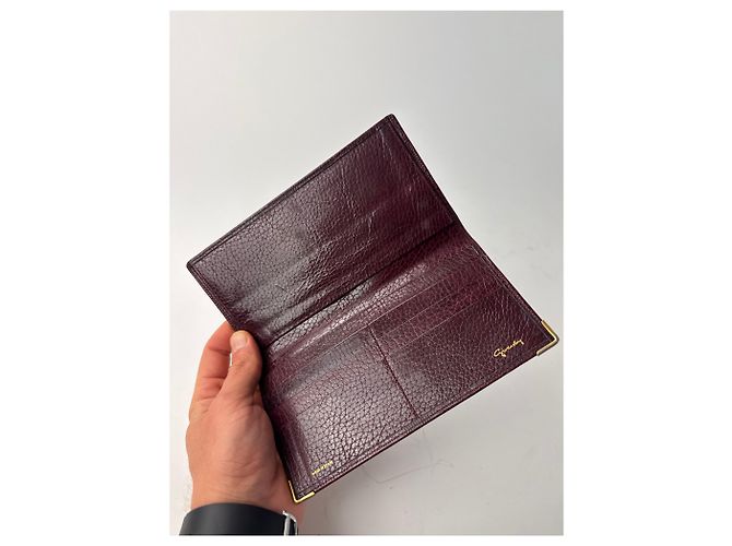 Vintage Givenchy Leather Card / ID Holder Purple - view 3