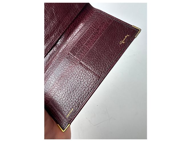 Vintage Givenchy Leather Card / ID Holder Purple - view 4