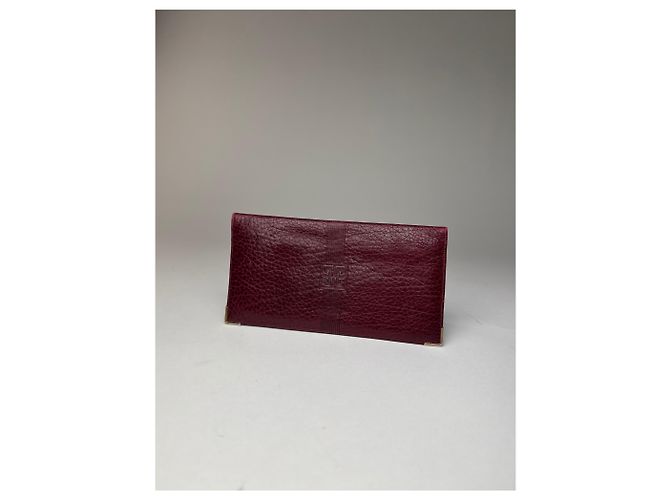 Vintage Givenchy Leather Card / ID Holder Purple - view 5