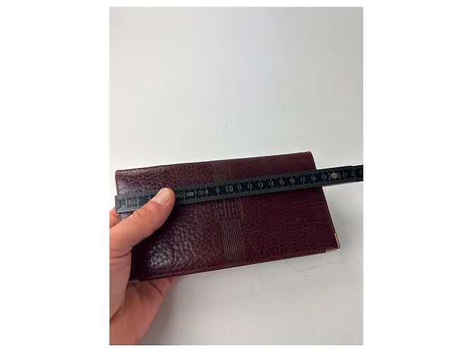 Vintage Givenchy Leather Card / ID Holder Purple - view 7