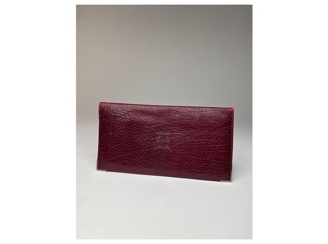 Vintage Givenchy Leather Card / ID Holder Purple - view 9