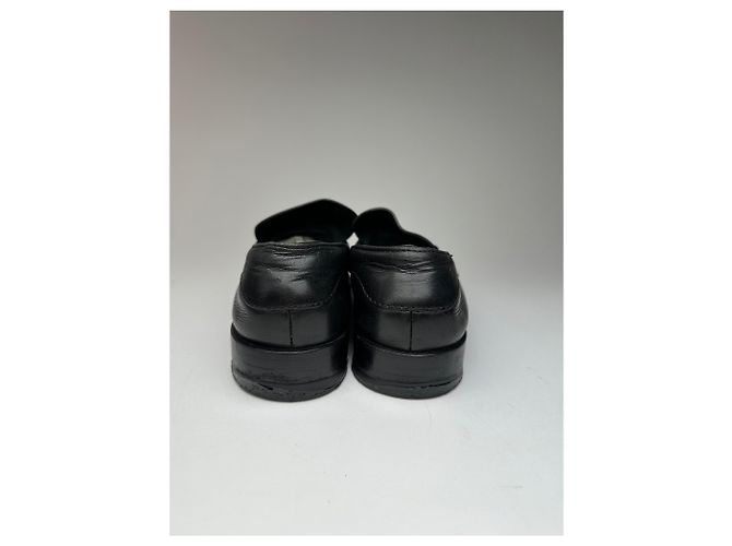 Mocassini in pelle vintage Gucci neri EU40 Nero - vista 3