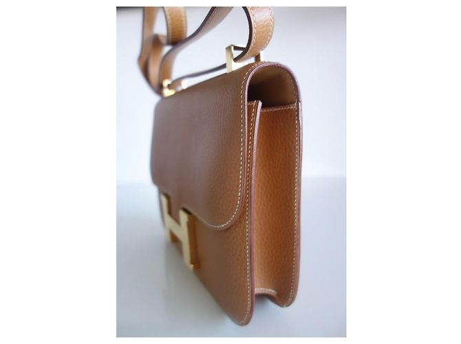 Hermès Borsa Hermes Constance 23 Cammello - vista 12