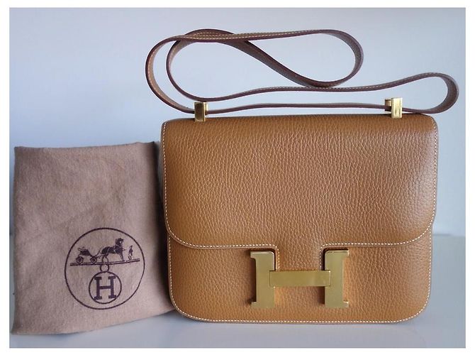 Hermès Borsa Hermes Constance 23 Cammello - vista 7