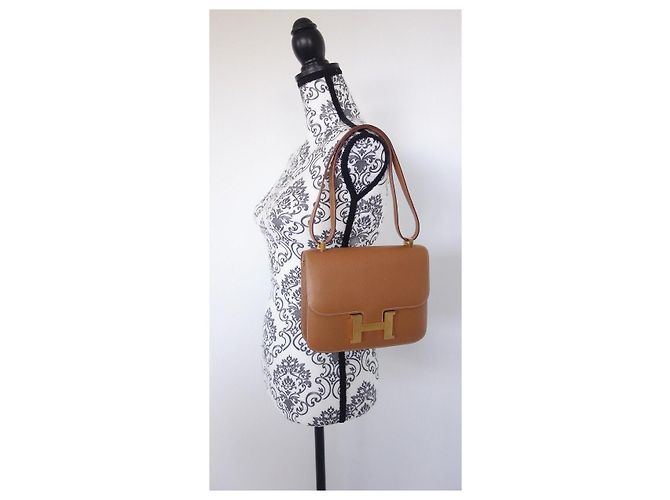 Hermès Borsa Hermes Constance 23 Cammello - vista 8