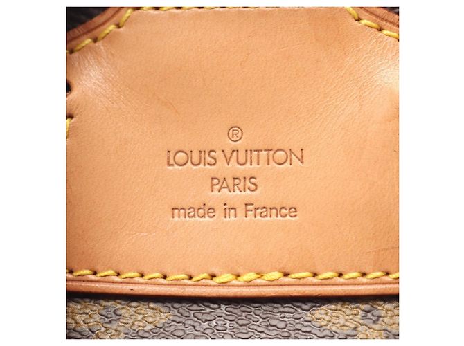 Zaino/borsa Montsouris MM Louis Vuitton Marrone - vista 4