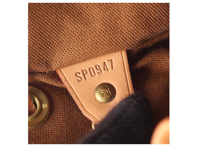 Zaino/borsa Montsouris MM Louis Vuitton Marrone - vista 5