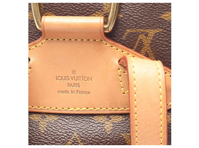 Zaino/borsa Montsouris MM Louis Vuitton Marrone - vista 7