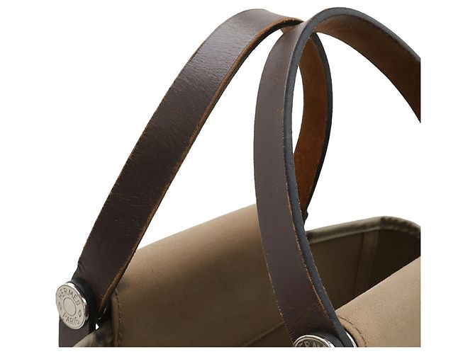 Hermès HERMES Cabag PM Borsa Tote in Beige Mocha - vista 7