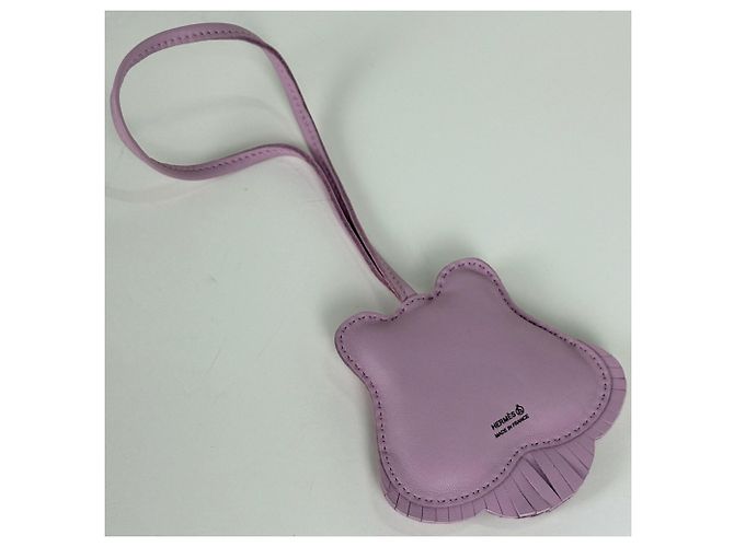 Silk In Portachiavi Petit H Tigre Charm per Borsa Hermès Multicolore Porpora - vista 2