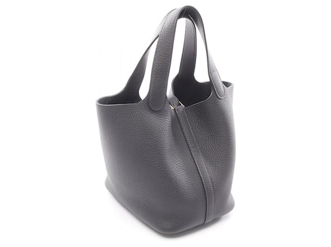 Hermès Picotin Lock PM Handtasche Marineblau - Ansicht 2