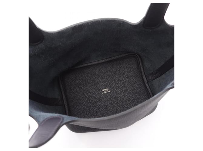 Hermès Picotin Lock PM Handtasche Marineblau - Ansicht 3