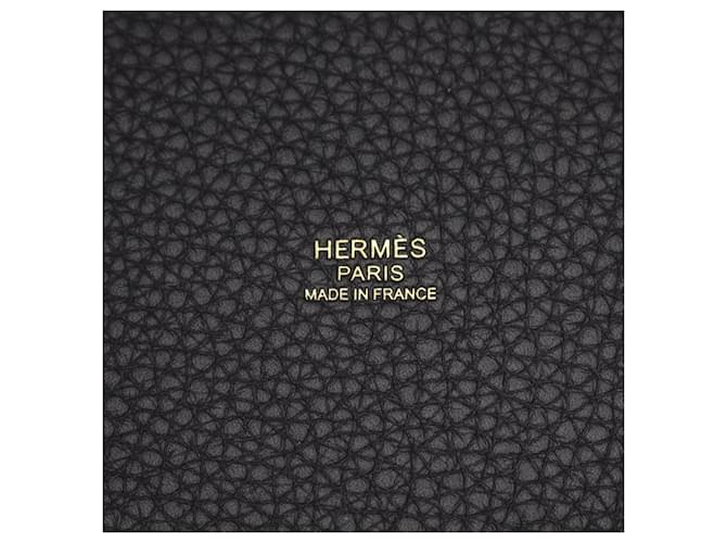 Hermès Picotin Lock PM Handtasche Marineblau - Ansicht 4