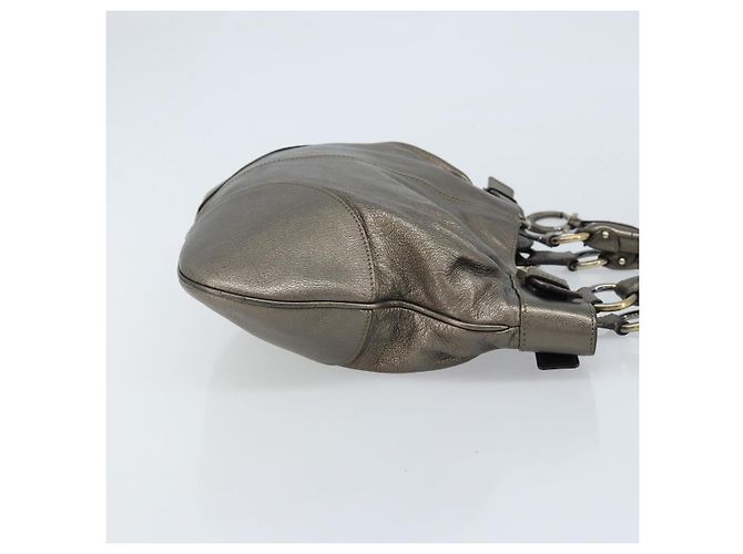 Salvatore Ferragamo Gancini Leather D'oro - vista 3