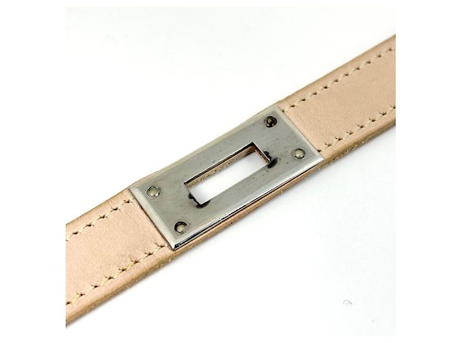 Collana Choker Kelly di Hermès Argento Beige - vista 6