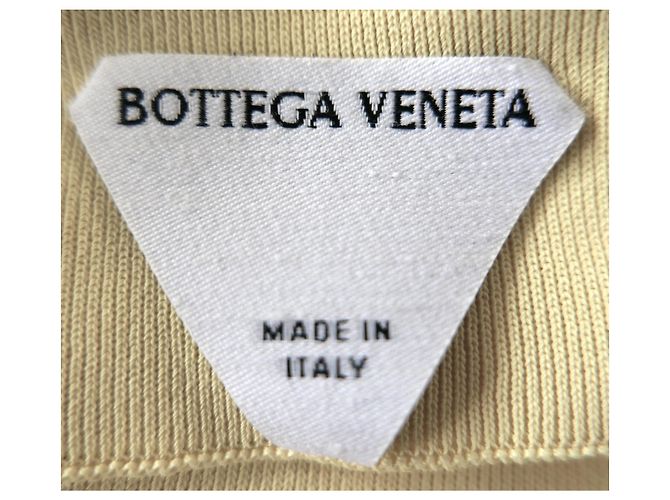 Vestido drapeado con halter de cadena Bottega Veneta Amarillo - vista 10