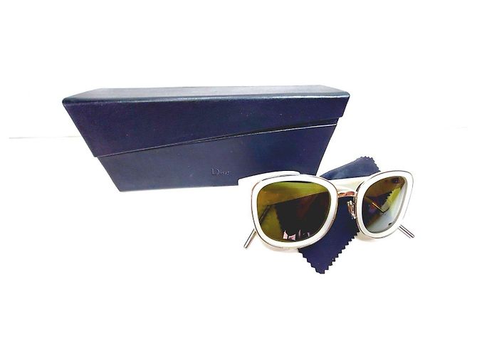 Gafas de sol Christian Dior Very Dior2N Edición Limitada Blanco Metálico - vista 10