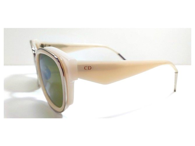 Gafas de sol Christian Dior Very Dior2N Edición Limitada Blanco Metálico - vista 2