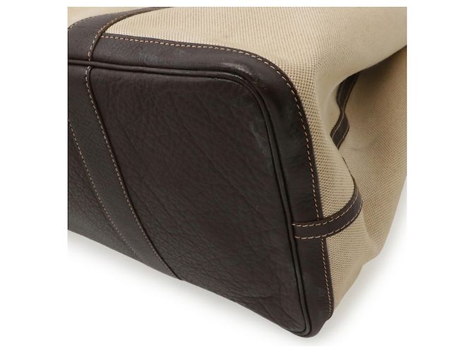 Hermès Garden MM Tote Bag Beige Dunkelbraun - Ansicht 4
