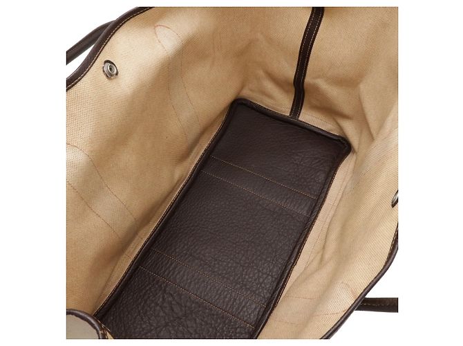 Hermès Garden MM Tote Bag Beige Dunkelbraun - Ansicht 7