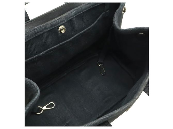 Hermès HERMES Borsa Valparaiso PM/Borsa Tote Nero - vista 8