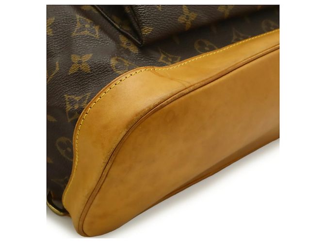 Zaino Montsouris GM in Monogramma Louis Vuitton Marrone - vista 4
