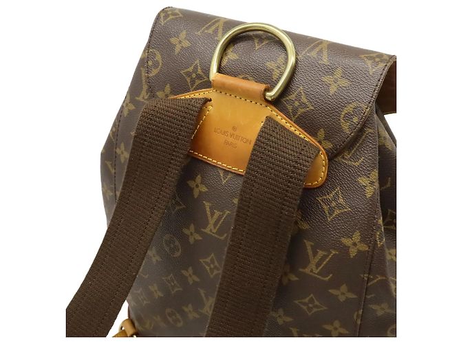 Zaino Montsouris GM in Monogramma Louis Vuitton Marrone - vista 5