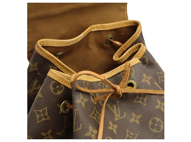 Zaino Montsouris GM in Monogramma Louis Vuitton Marrone - vista 7
