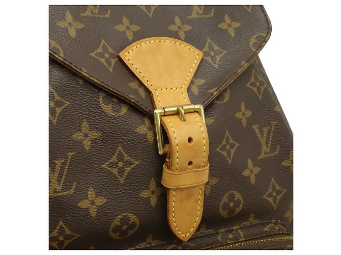 Zaino Montsouris GM in Monogramma Louis Vuitton Marrone - vista 9