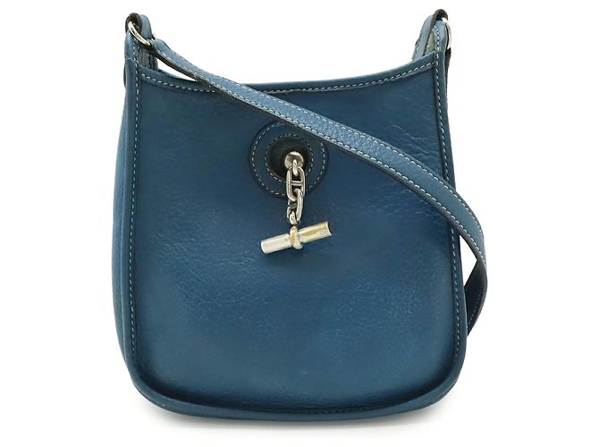 Hermès Borsa a Spalla Pochette Vespa TPM HERMES Blu - vista 2