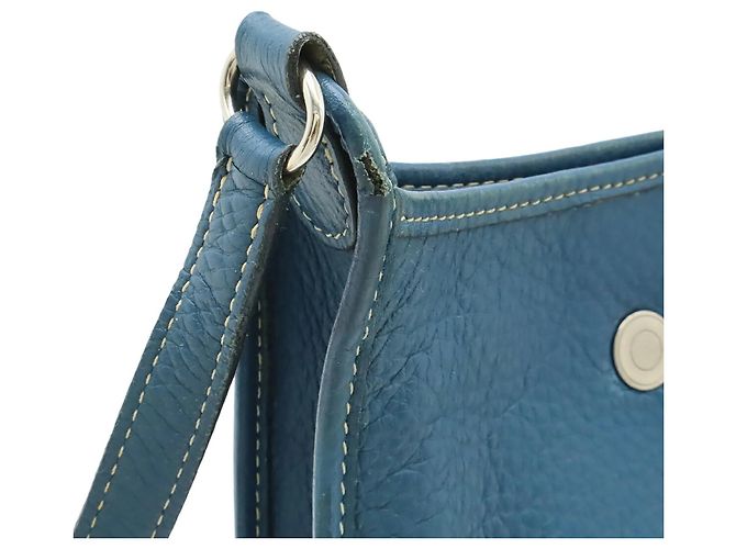 Hermès Borsa a Spalla Pochette Vespa TPM HERMES Blu - vista 5