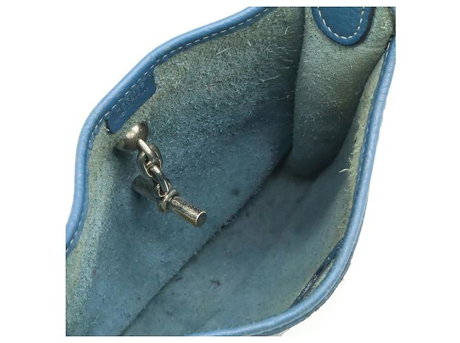 Hermès Borsa a Spalla Pochette Vespa TPM HERMES Blu - vista 6