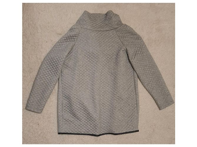 Autre Marque Chaqueta acolchada con cuello alto Gris - vista 10