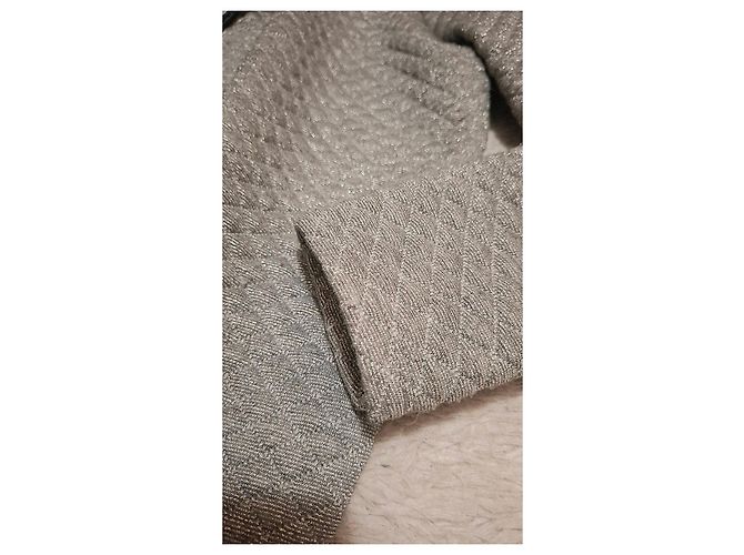 Autre Marque Chaqueta acolchada con cuello alto Gris - vista 4