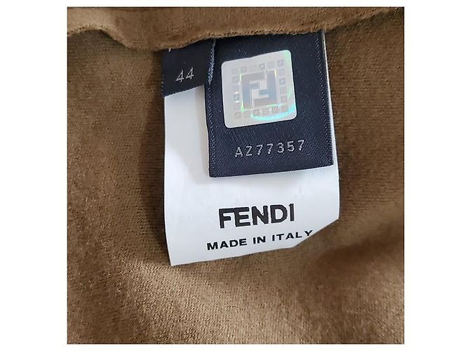 Vestido Fendi de lã marrom - vista 6