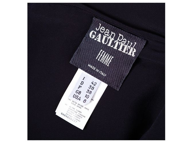 Samt-Midikleid von Jean Paul Gaultier - Ansicht 11