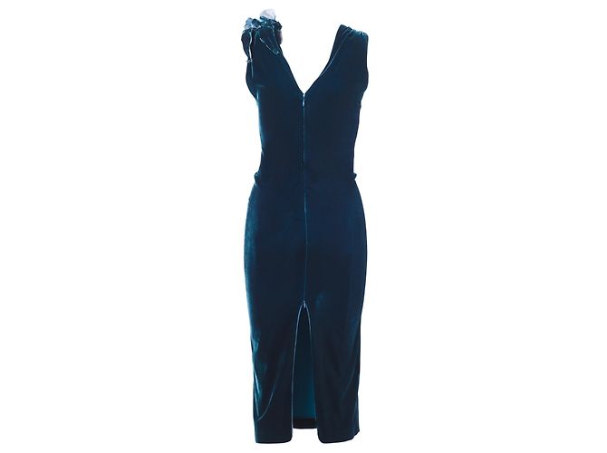 Samt-Midikleid von Jean Paul Gaultier - Ansicht 4