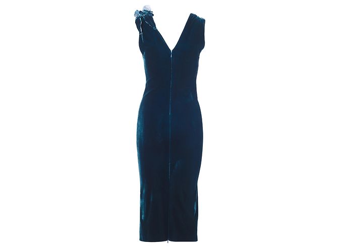 Samt-Midikleid von Jean Paul Gaultier - Ansicht 5