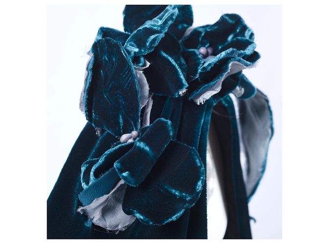Samt-Midikleid von Jean Paul Gaultier - Ansicht 7