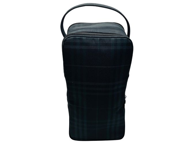 Borsa per scarpe da golf Burberry Classic Nova Check in nero / grigio - vista 3