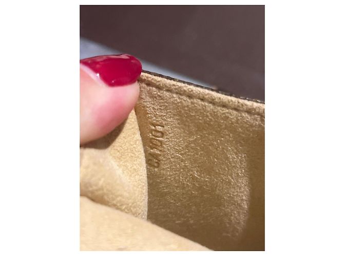 Custodia per occhiali vintage Louis Vuitton Monogram Marrone - vista 3
